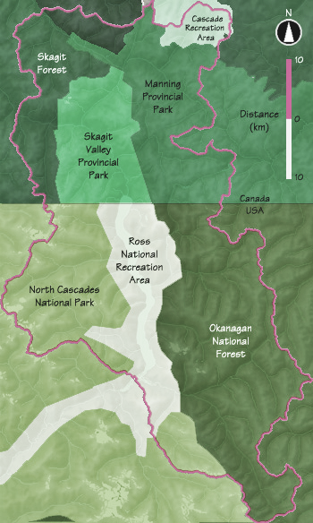 Skagit Environmental Endowment Commission, Map, Upper Skagit Watershed